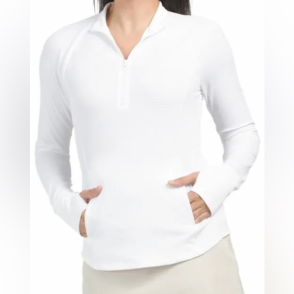 Tommy Bahama Golf Women’s Long Sleeve Golf Shirt - Picture 2 of 5